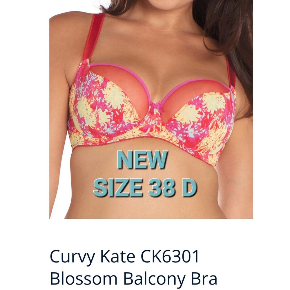 curvy kate blossom balcony bra size 38D